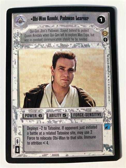 Star Wars CCG (SWCCG) Obi-Wan Kenobi, Padawan Learner (AI)