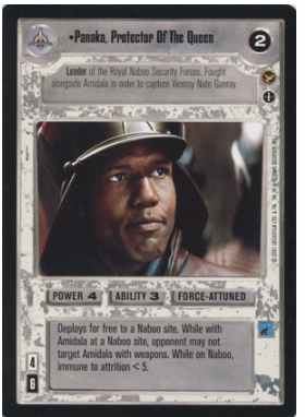 Star Wars CCG (SWCCG) Panaka, Protector Of The Queen (AI)