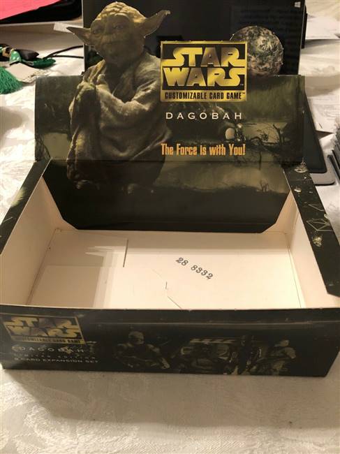 Star Wars CCG (SWCCG) Dagobah Limited Booster Box (DISPLAY ONLY)