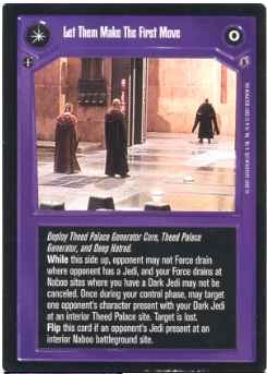 Star Wars CCG (SWCCG) Let Them Make The First Move/At Last We Will Have Revenge