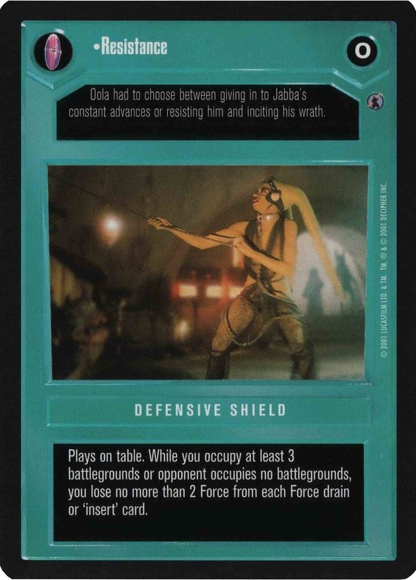 Star Wars CCG (SWCCG) Resistance