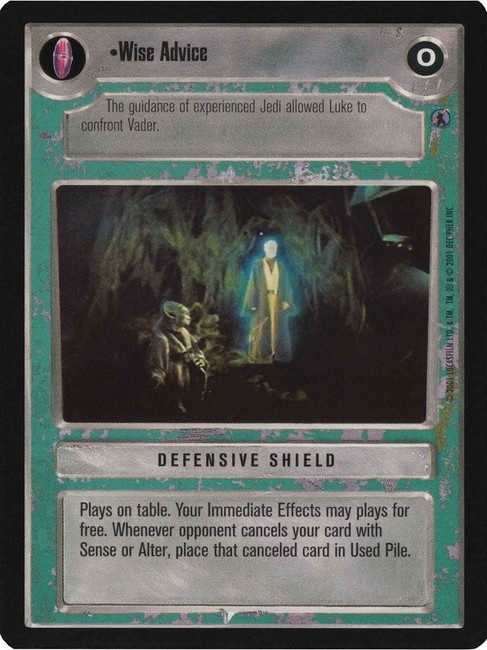 Star Wars CCG (SWCCG) Wise Advice