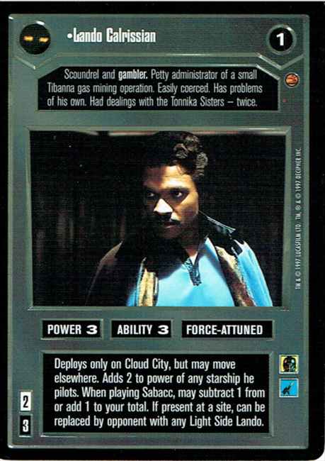 Star Wars CCG (SWCCG) Lando Calrissian