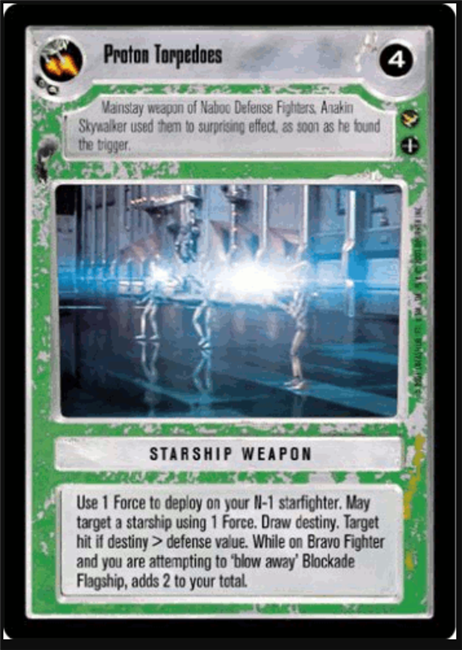 Star Wars CCG (SWCCG) Proton Torpedoes