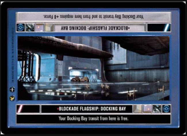 Star Wars CCG (SWCCG) Blockade Flagship: Docking Bay