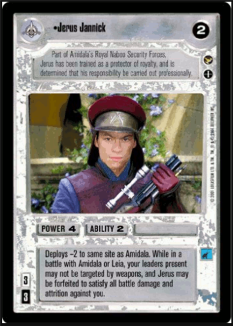 Star Wars CCG (SWCCG) Jerus Jannick