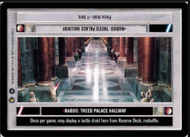 Star Wars CCG (SWCCG) Naboo: Theed Palace Hallway