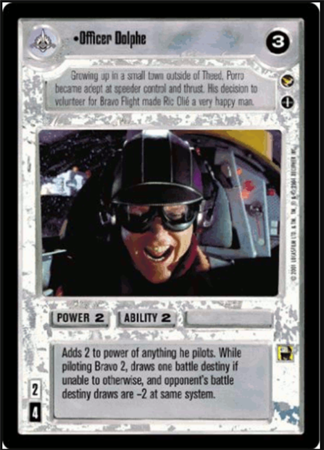Star Wars CCG (SWCCG) Officer Dolphe