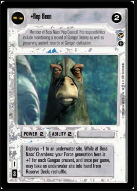 Star Wars CCG (SWCCG) Rep Been