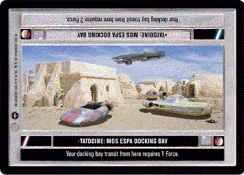 Star Wars CCG (SWCCG) Tatooine: Mos Espa Docking Bay