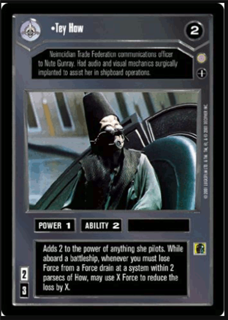 Star Wars CCG (SWCCG) Tey How