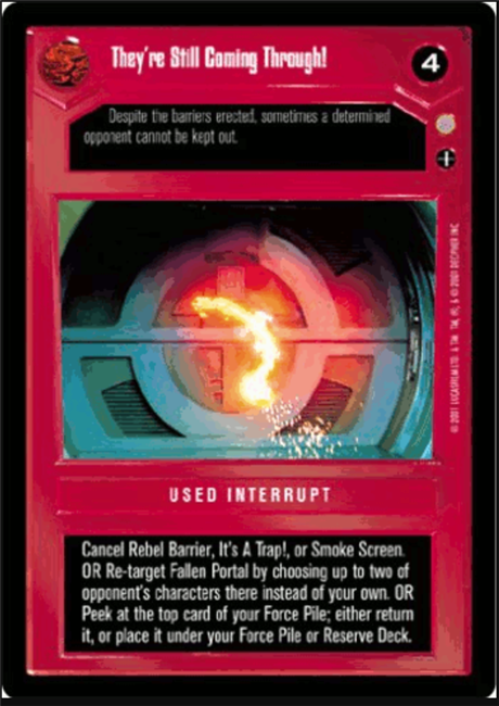 Star Wars CCG (SWCCG) They're Still Coming Through!