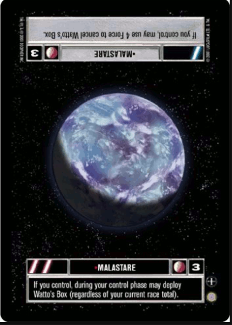 Star Wars CCG (SWCCG) Malastare