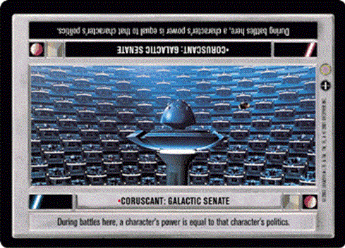 Star Wars CCG (SWCCG) Coruscant: Galactic Senate