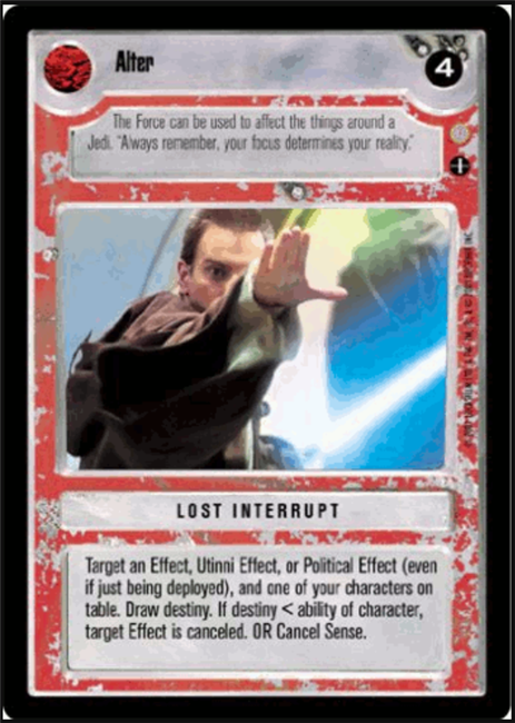 Star Wars CCG (SWCCG) Alter