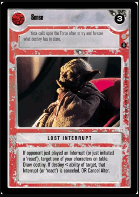 Star Wars CCG (SWCCG) Sense