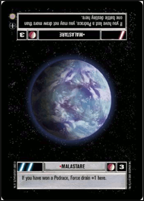 Star Wars CCG (SWCCG) Malastare