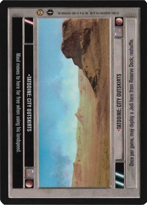 Star Wars CCG (SWCCG) Tatooine: City Outskirts