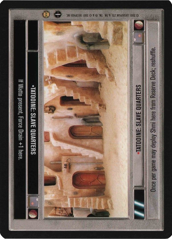 Star Wars CCG (SWCCG) Tatooine: Slave Quarters