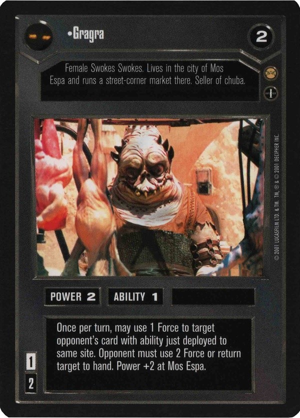 Star Wars CCG (SWCCG) Gragra