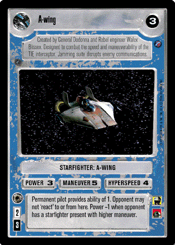 Star Wars CCG (SWCCG) A-wing