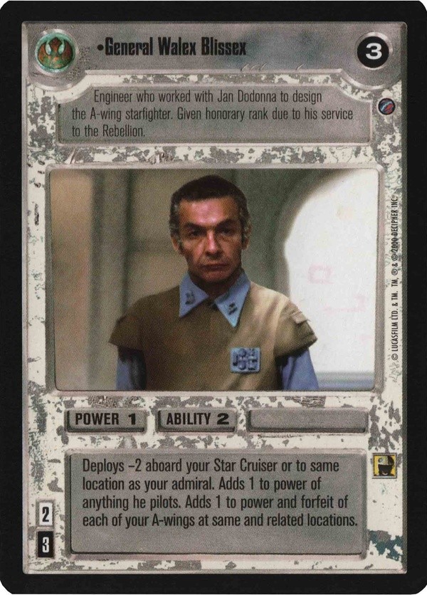 Buy General Walex Blissex | Death Star II | SWCCGStore.com