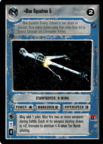 Star Wars CCG (SWCCG) Blue Squadron 5