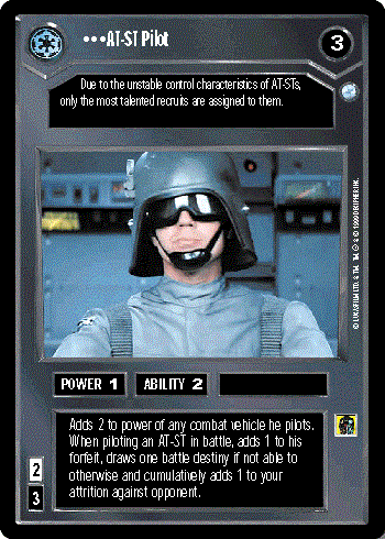 Star Wars CCG (SWCCG) AT-ST Pilot