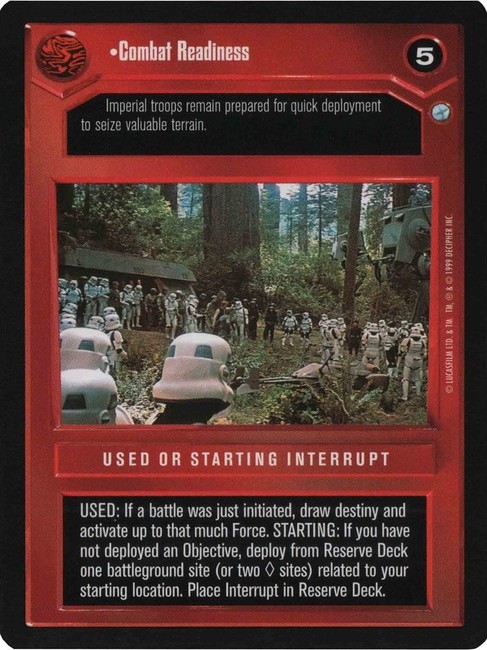 Star Wars CCG (SWCCG) Combat Readiness