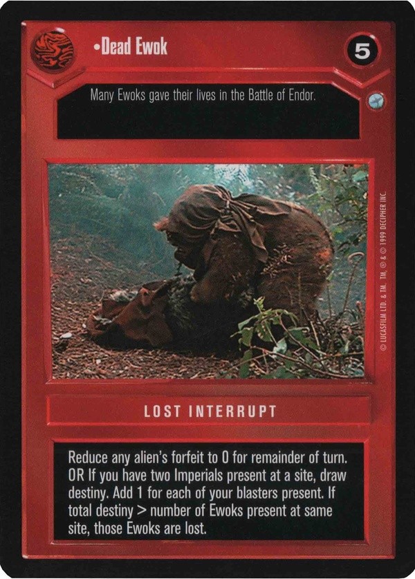 Buy Dead Ewok | Endor | SWCCGStore.com