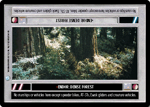 Star Wars CCG (SWCCG) Endor: Dense Forest