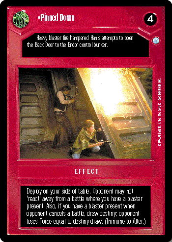 Star Wars CCG (SWCCG) Pinned Down