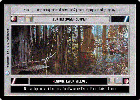 Star Wars CCG (SWCCG) Endor: Ewok Village