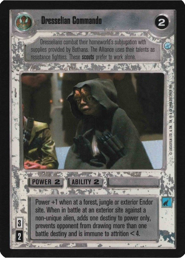 Star Wars CCG (SWCCG) Dresselian Commando