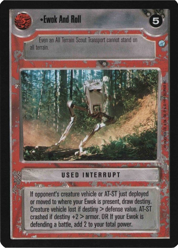 Star Wars CCG (SWCCG) Ewok And Roll