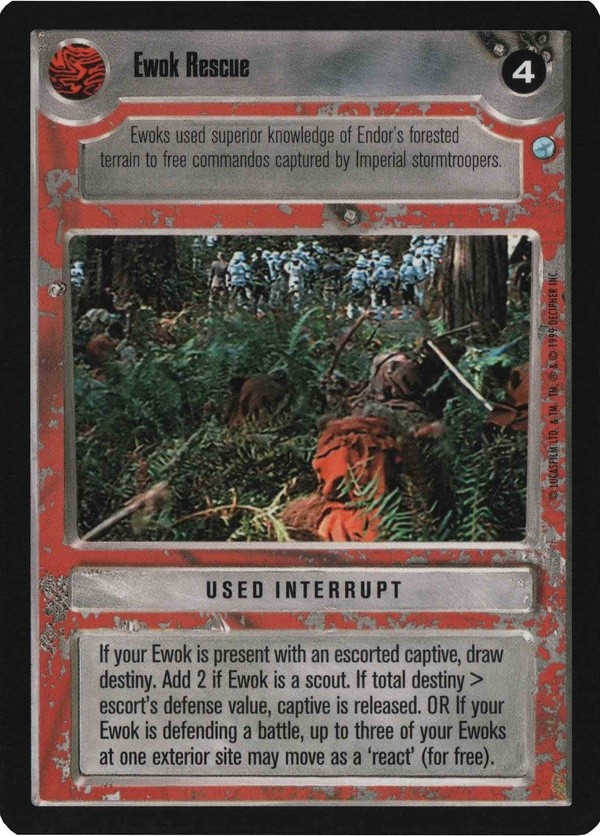 Star Wars CCG (SWCCG) Ewok Rescue