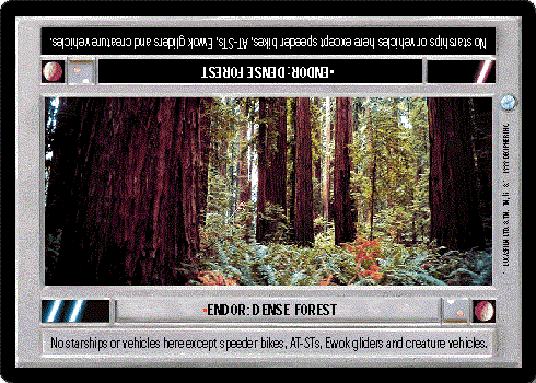 Star Wars CCG (SWCCG) Endor: Dense Forest