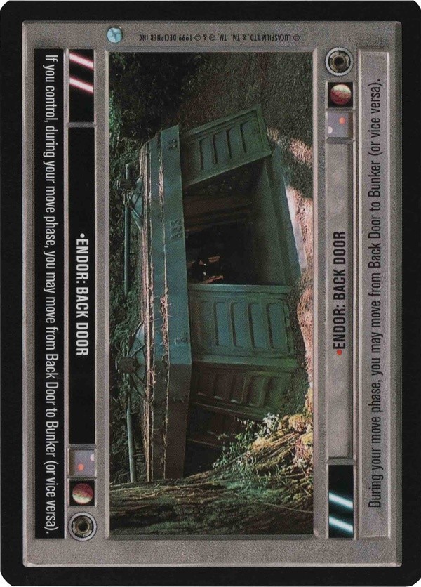 Star Wars CCG (SWCCG) Endor: Back Door