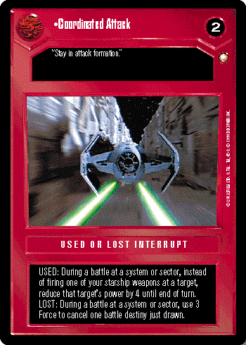 Star Wars CCG (SWCCG) Coordinated Attack