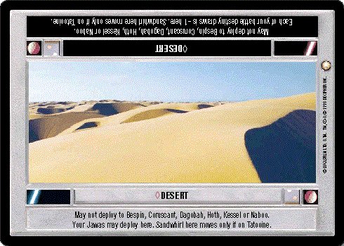 Star Wars CCG (SWCCG) Desert