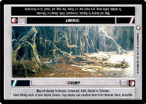 Star Wars CCG (SWCCG) Swamp
