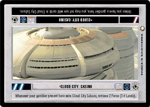 Star Wars CCG (SWCCG) Cloud City: Casino