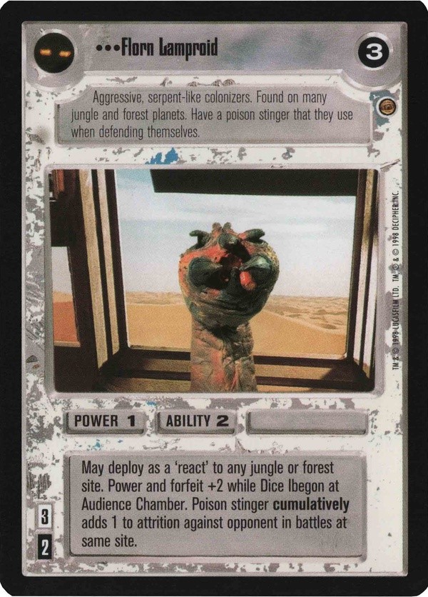 Star Wars CCG (SWCCG) Florn Lamproid