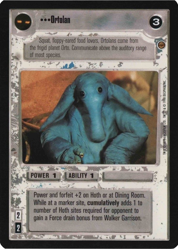 Star Wars CCG (SWCCG) Ortolan