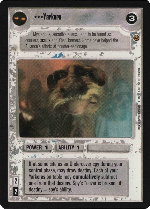 Star Wars CCG (SWCCG) Yarkora