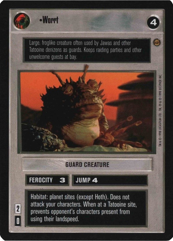 Star Wars CCG (SWCCG) Worrt