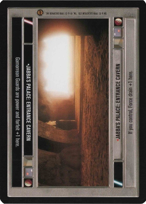Star Wars CCG (SWCCG) Jabba's Palace: Entrance Cavern