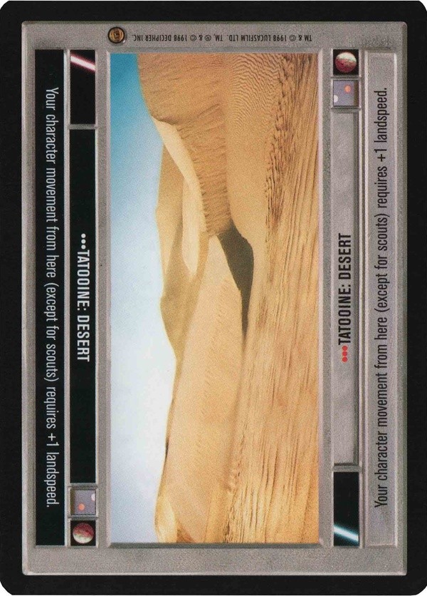 Star Wars CCG (SWCCG) Tatooine: Desert