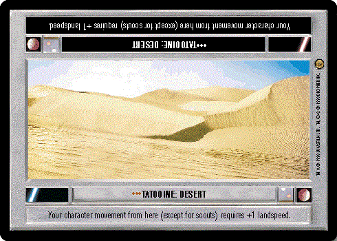 Star Wars CCG (SWCCG) Tatooine: Desert