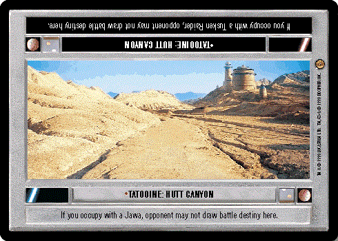 Star Wars CCG (SWCCG) Tatooine: Hutt Canyon